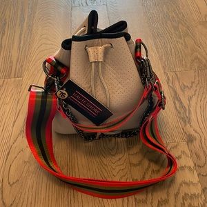 NWT Haute Shore Zoe Bucket Bag in Roma